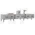 Mueble para TV madera de ingeniería gris hormigón 150x36x30