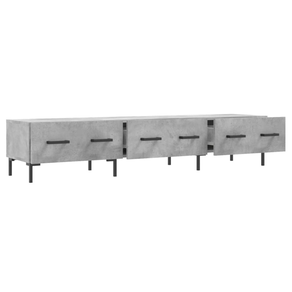 Mueble para TV madera de ingeniería gris hormigón 150x36x30