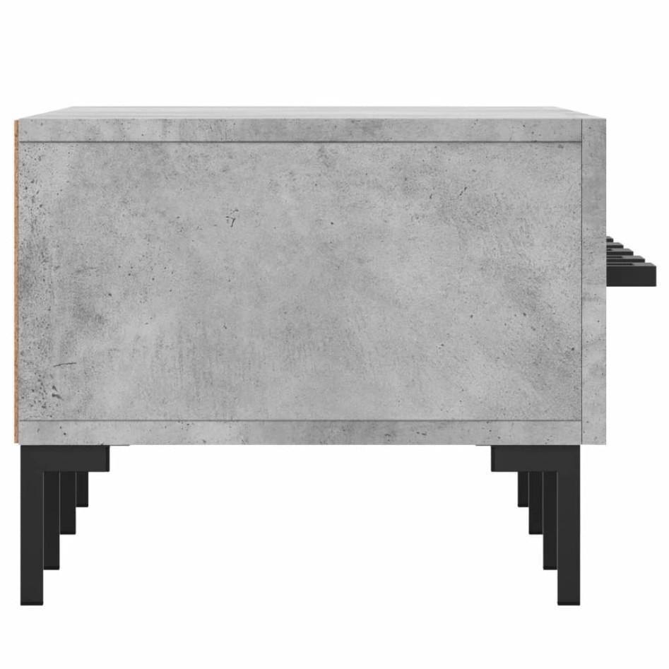 Mueble para TV madera de ingeniería gris hormigón 150x36x30