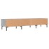 Mueble para TV madera de ingeniería gris hormigón 150x36x30