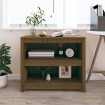 Estantería madera maciza de pino marrón miel 80x35x68 cm