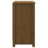 Estantería madera maciza de pino marrón miel 80x35x68