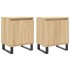 Mesitas noche 2 uds madera ingeniería roble Sonoma 40x30x50