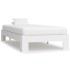 Estructura de cama de madera maciza de pino blanco 90x200