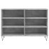Aparador de madera contrachapada gris hormigón 103,5x35x70