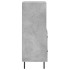 Aparador de madera contrachapada gris hormigón 34,5x34x90
