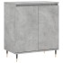 Aparador de madera contrachapada gris hormigón 60x35x70