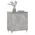 Aparador de madera contrachapada gris hormigón 60x35x70