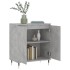 Aparador de madera contrachapada gris hormigón 60x35x70