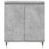 Aparador de madera contrachapada gris hormigón 60x35x70