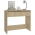 Mesa consola de madera contrachapada roble Sonoma 89x41x76,5