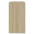 Mesa consola de madera contrachapada roble Sonoma 89x41x76,5