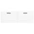 Armario de pared madera ingeniería blanco brillo 100x36,5x35