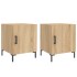Mesitas noche 2 uds madera ingeniería roble Sonoma 40x40x50