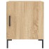 Mesitas noche 2 uds madera ingeniería roble Sonoma 40x40x50
