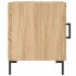 Mesitas noche 2 uds madera ingeniería roble Sonoma 40x40x50