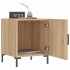 Mesitas noche 2 uds madera ingeniería roble Sonoma 40x40x50
