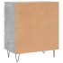 Aparador de madera contrachapada gris hormigón 60x35x70