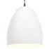 Lámpara colgante industrial redonda 25 W blanca 42 cm