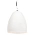 Lámpara colgante industrial redonda 25 W blanca 42 cm