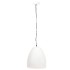 Lámpara colgante industrial redonda 25 W blanca 42 cm