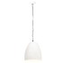 Lámpara colgante industrial redonda 25 W blanca 42 cm