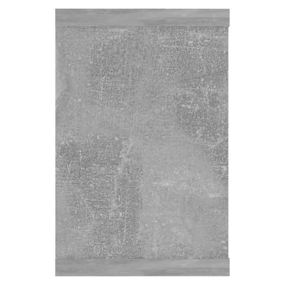 Estante cubo pared 4 uds madera ingeniería hormigón