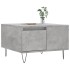 Mesa de centro madera contrachapada gris hormigón 55x55x36,5