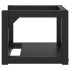 Estructura de lavabo suspendido hierro negro 40x38x31