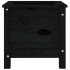 Jardinera madera maciza de pino negro 40x40x39
