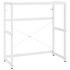 Estructura de lavabo de hierro blanco 79x38x83