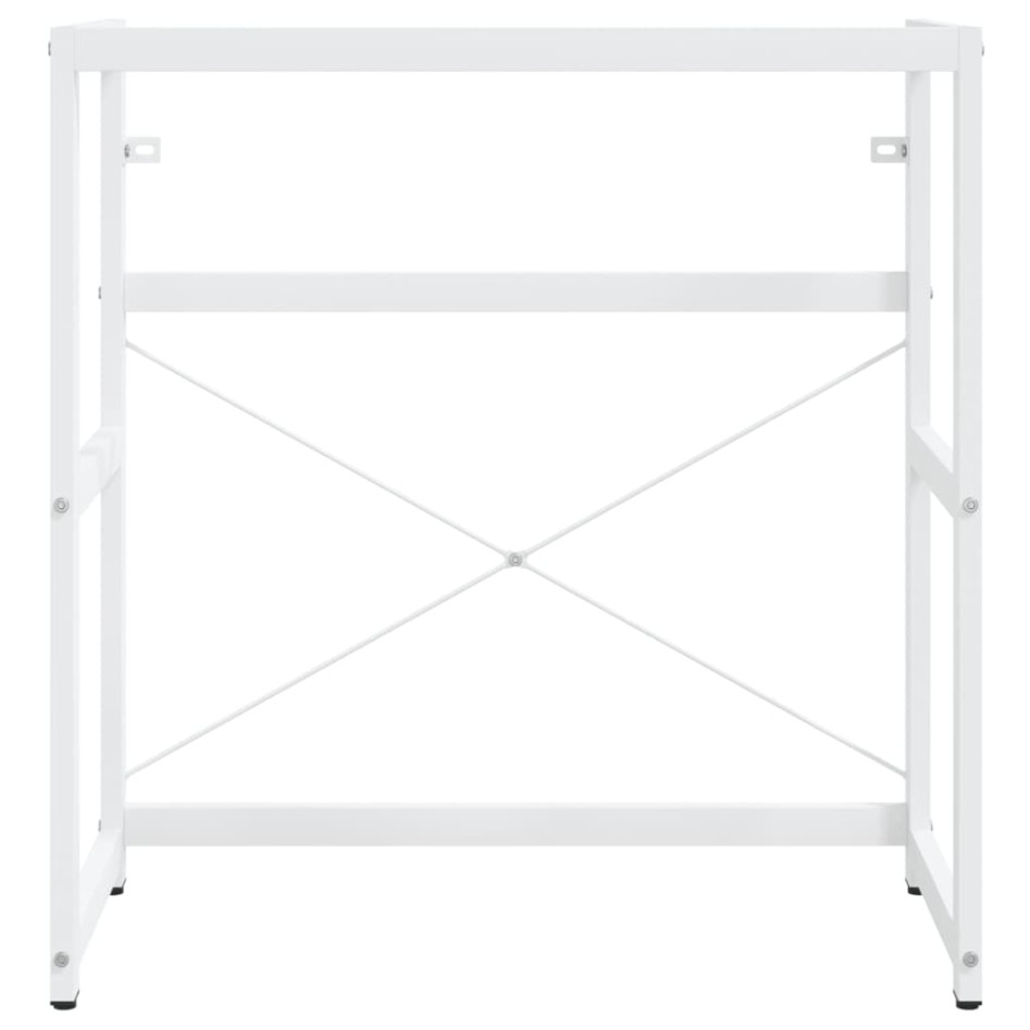 Estructura de lavabo de hierro blanco 79x38x83