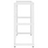 Estructura de lavabo de hierro blanco 79x38x83