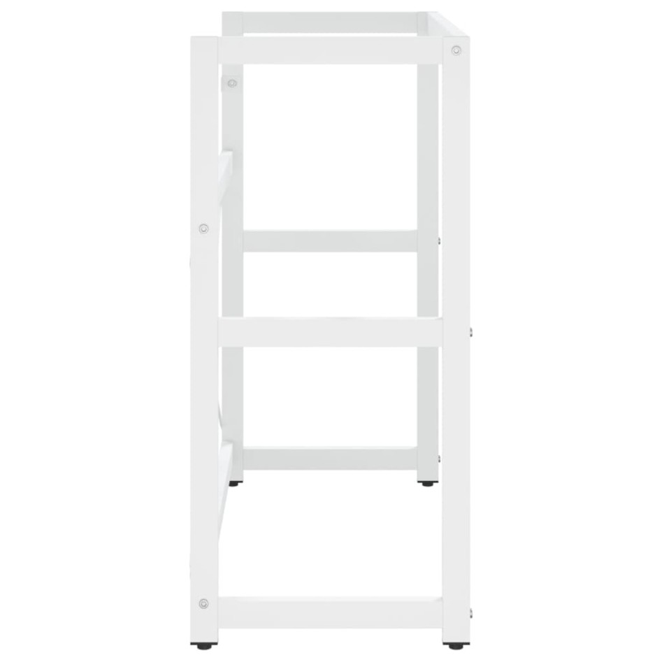 Estructura de lavabo de hierro blanco 79x38x83