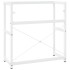 Estructura de lavabo de hierro blanco 79x38x83