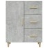 Aparador de madera contrachapada gris hormigón 69,5x34x90