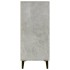 Aparador de madera de ingeniería gris hormigón 90x34x80