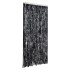Cortina mosquitera de chenilla gris antracita 100x220