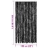 Cortina mosquitera de chenilla gris antracita 100x220