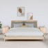 Mesitas de noche 2 uds madera maciza de pino 40x34x45