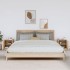 Mesitas de noche 2 uds madera maciza de pino 40x34x45