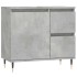 Armario de baño madera contrachapada gris hormigón 65x33x60