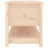 Mesa de centro de madera maciza de pino 102x49x55