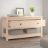 Mesa de centro de madera maciza de pino 102x49x55