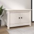 Armario zapatero de madera maciza de pino blanco 70x38x45,5