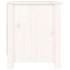 Armario zapatero de madera maciza de pino blanco 70x38x45,5