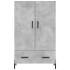 Aparador alto madera de ingeniería gris hormigón 69,5x31x115