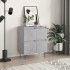 Aparador de madera contrachapada gris hormigón 60x35x70