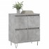 Aparador de madera contrachapada gris hormigón 60x35x70