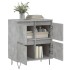 Aparador de madera contrachapada gris hormigón 60x35x70